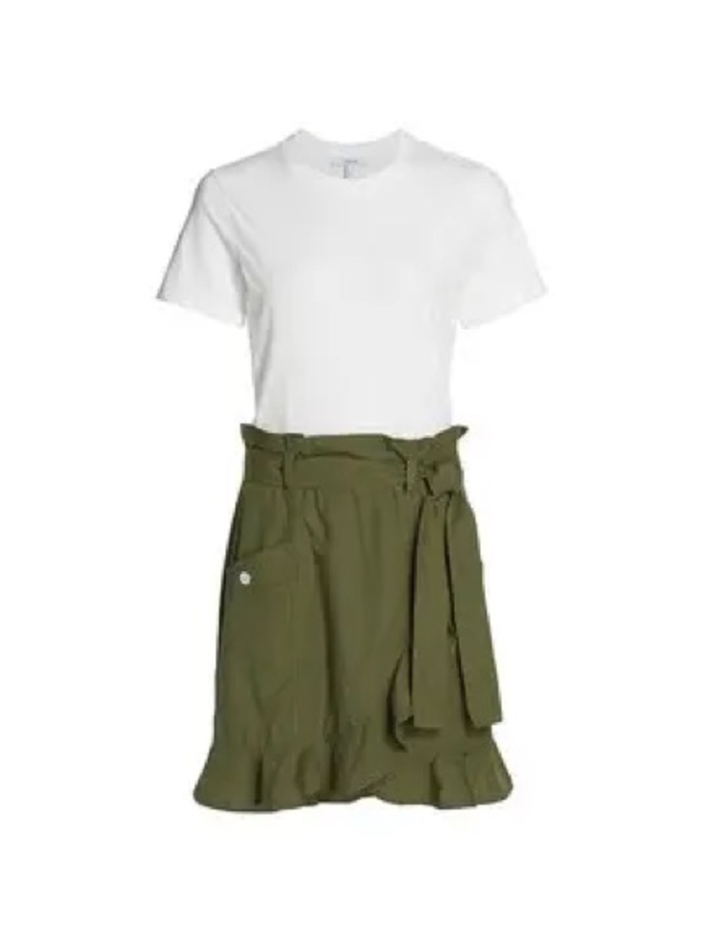 10 Crosby Derek Lam Hudson Mixed Media dress